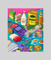 90s Forever - A 1000 Piece Artist Jigsaw Puzzle by Muhammed Sajid - JSN-MS-90S-001 - Thumbnail Image