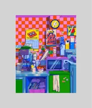 The Kitchen - A 280 Piece Artist Jigsaw Puzzle by Muhammed Sajid - JSN-MS-KTN-001 - Thumbnail Image