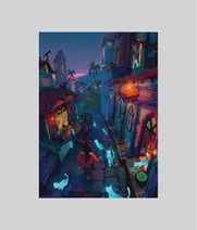 Surreal Lane - A 1000 Piece Artist Jigsaw Puzzle by Thomas Fernandes - JSN-TF-SL-001 - Thumbnail Image