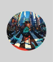 Whimsical Crosswalk - A 100 Piece Artist Jigsaw Puzzle by Thomas Fernandes - JSN-TF-WCW-001 - Thumbnail Image