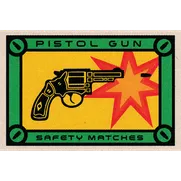 Pistol Gun - A 99 Piece Matchbox Jigsaw Puzzle by Murtaza M. Bookwala - Thumbnail Image